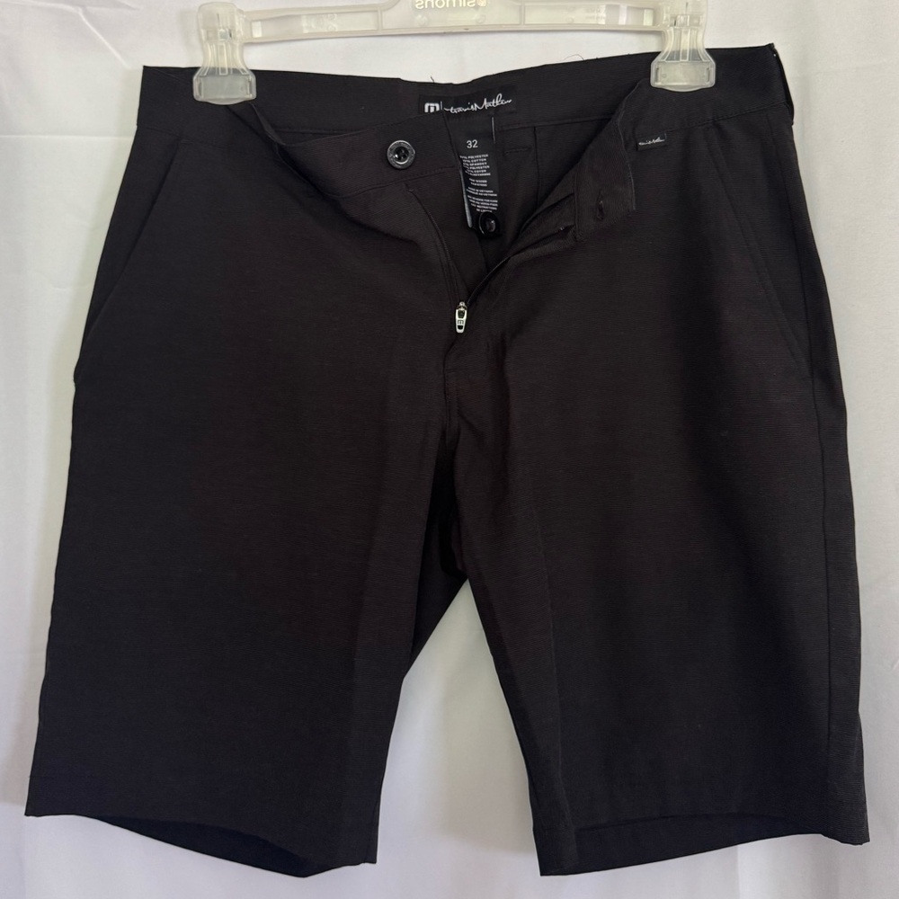 Travis Mathew Charcoal Golf Shorts